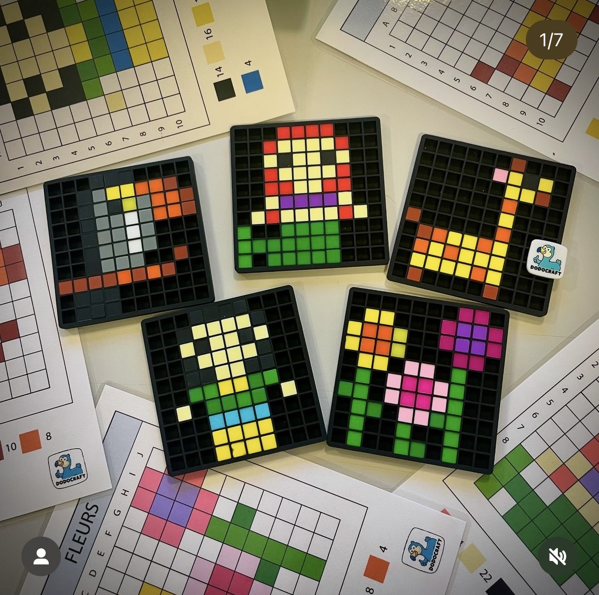 The Mini Silicone Pixel Art