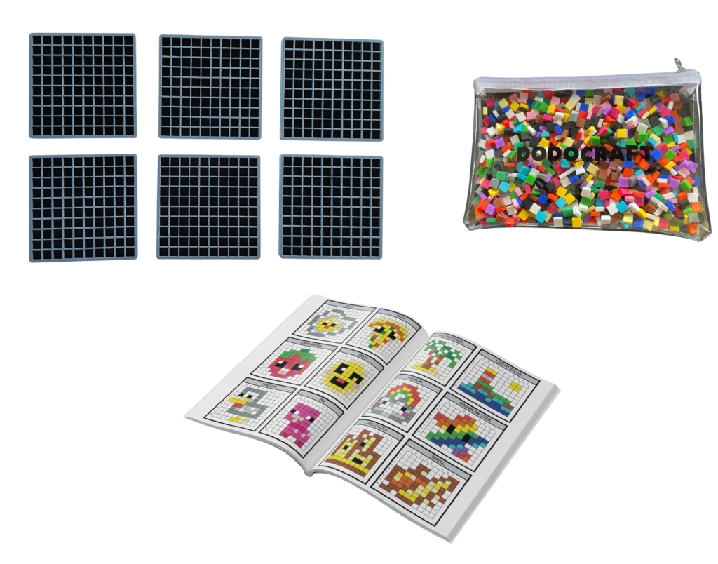 The mini pixel art silicone