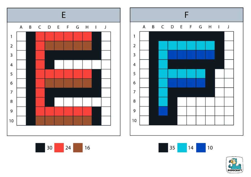 Pixel Art E-F
