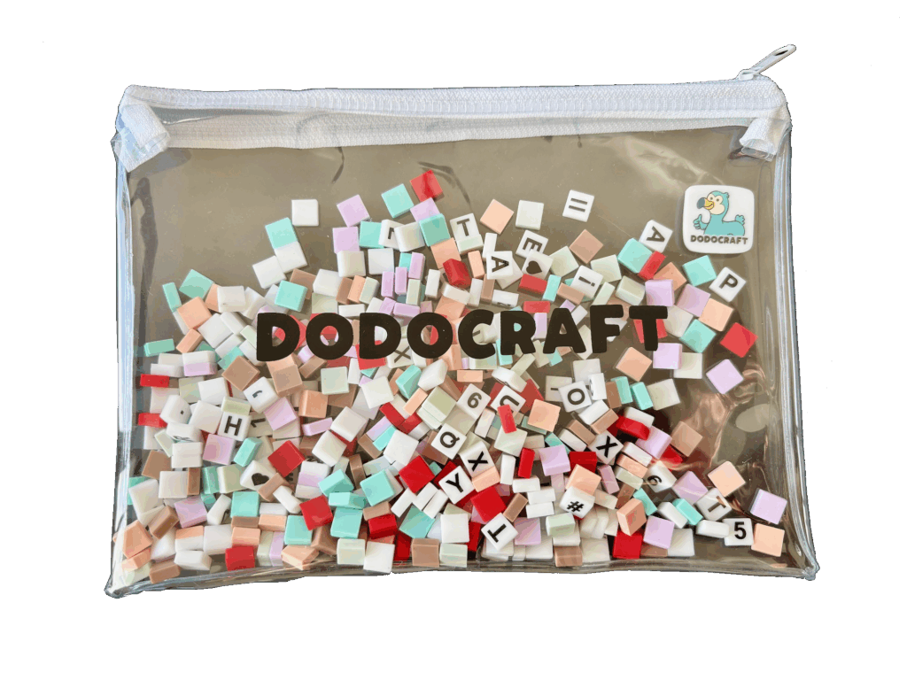 500 Pixels Pouch: Letters, Numbers & 6 New Colors