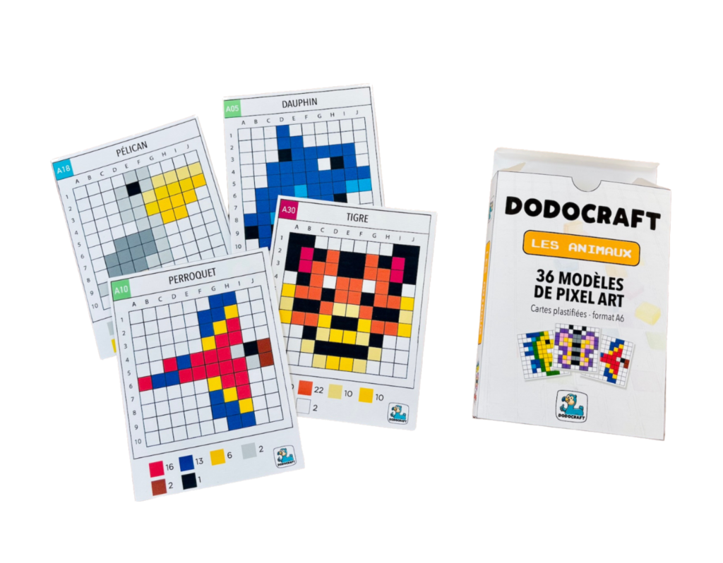 Pixel Art Cards – 36 Animal Models