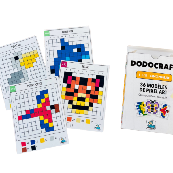 Pixel Art Cards - 36 Animal Models