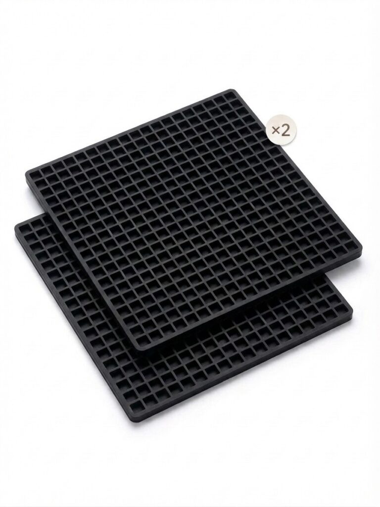 Pack 2 Black Grids 20×20