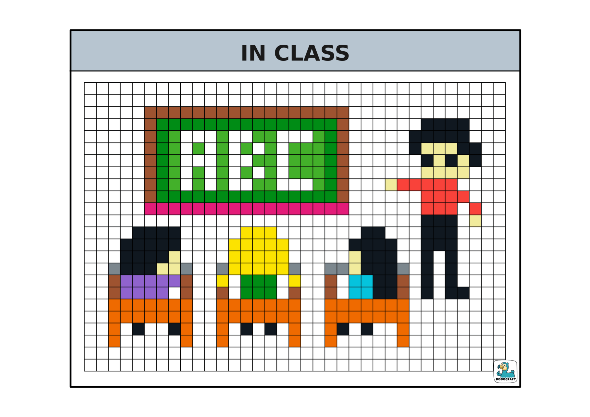 Back To School In Class Dodocraft - Dodocraft