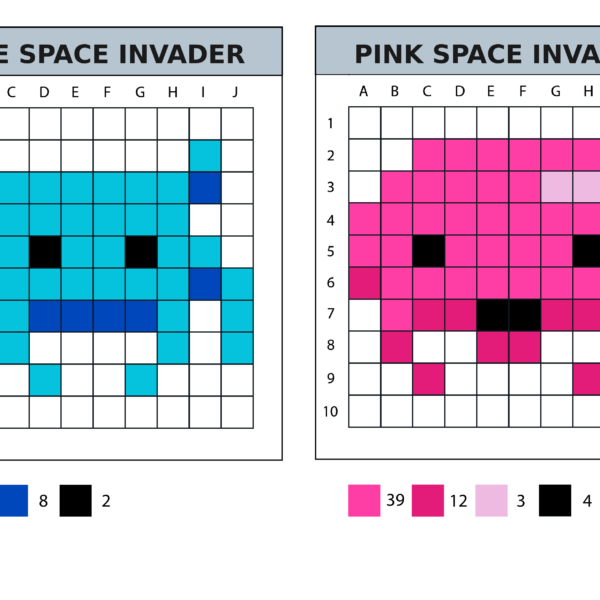 Pixel Art : Space Invaders - Dodocraft